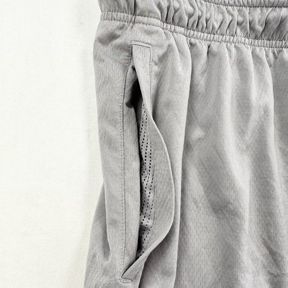 Nike Basketball Shorts Mens XL Grey Dri Fit Lightweight Running Sports Trunks - Picture 4 of 12